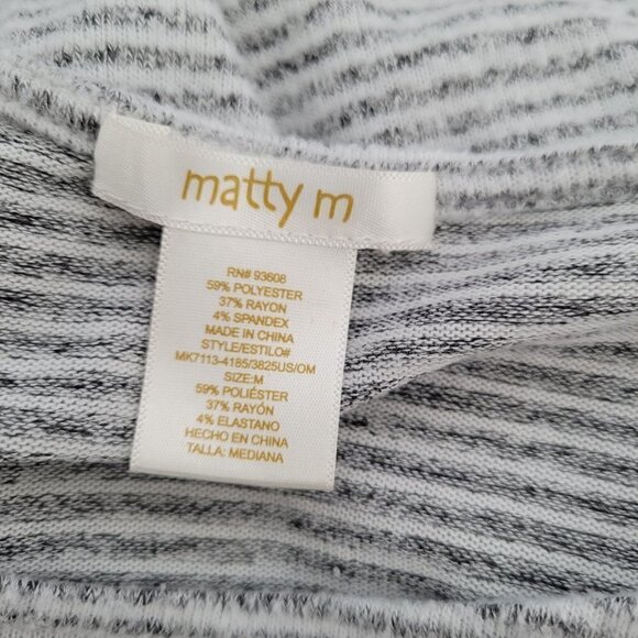 Matty M Extra Soft Stripe Twist Front Top - Picture 7 of 8